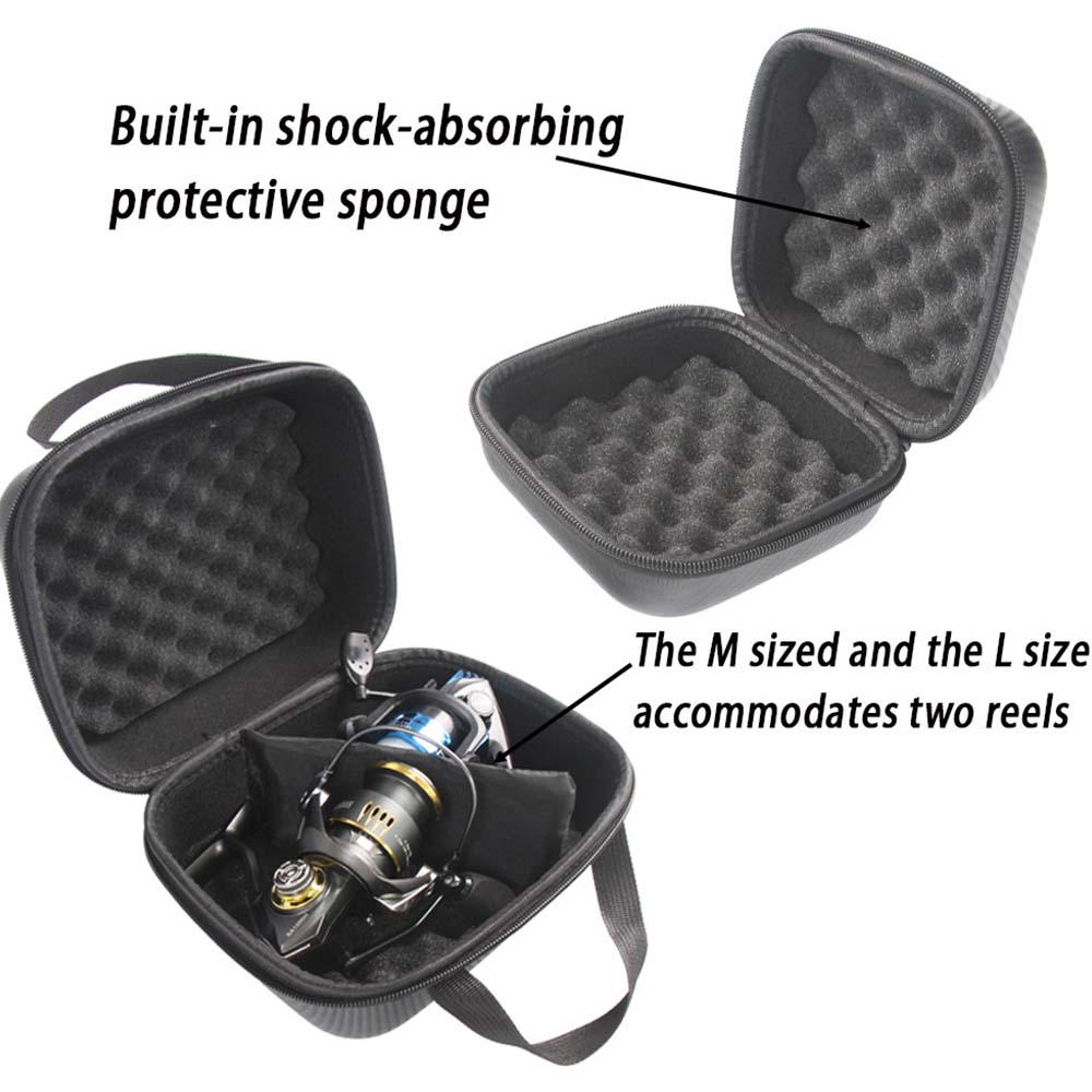 JSFUN Fishing Reel Case S/M/L  - огляд і ціна Spincast Reel