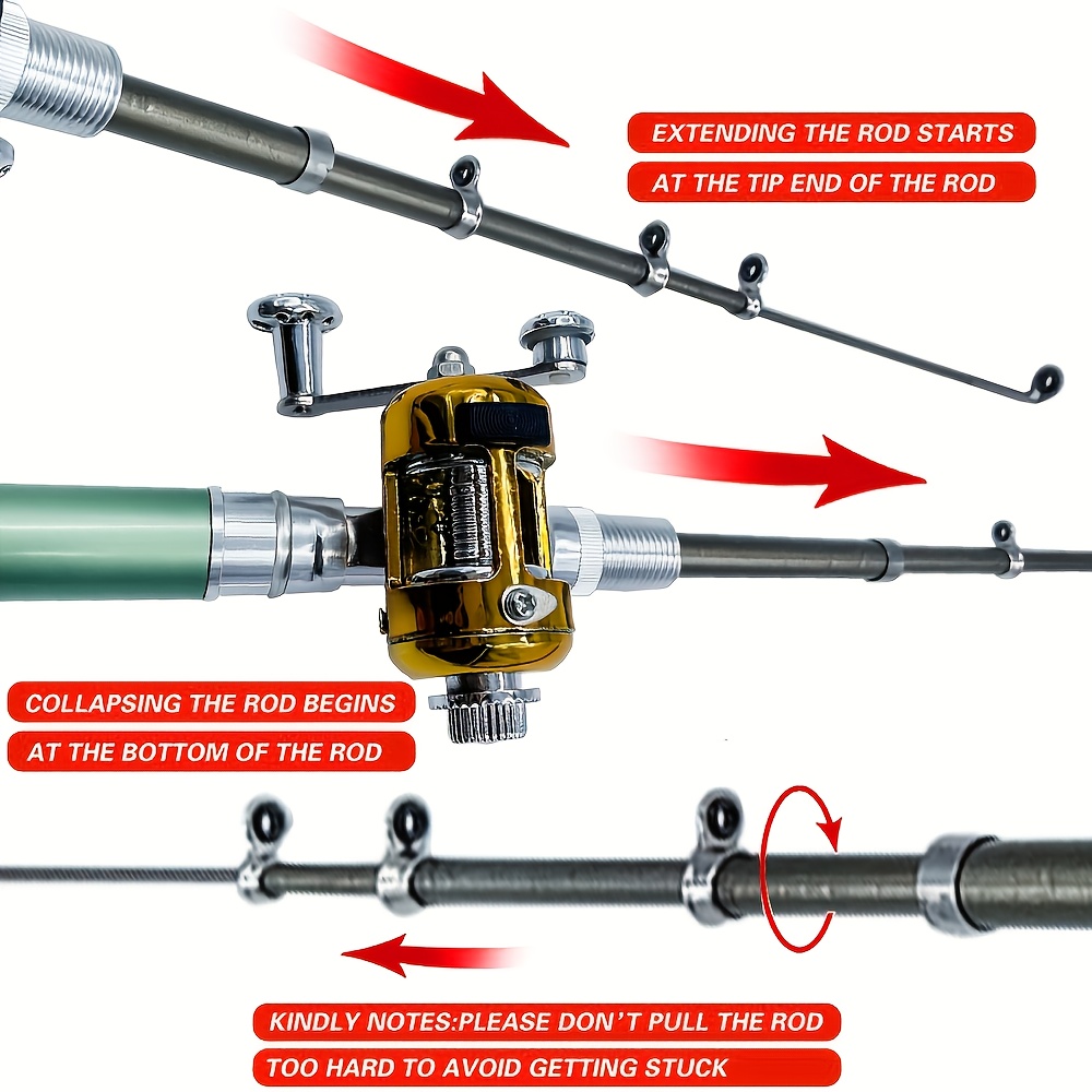 Pocket Ice Fishing Rod & Reel  - огляд і ціна Ice Fishing Reel