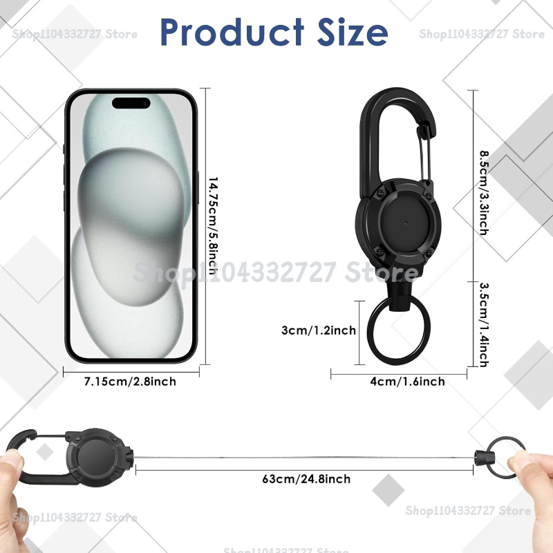 1/2/4pcs Extendable Retractabl - огляд і ціна Reel Bag